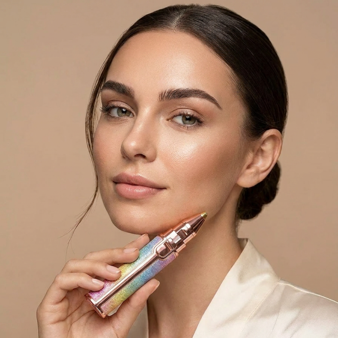 Des sourcils parfaitement définis, sans salon.